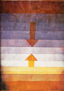 Paul Klee painting - Scheidung Abends