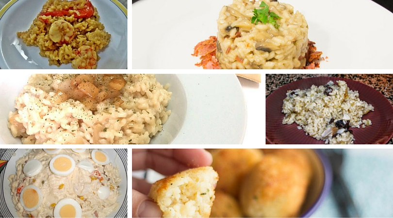 6 recetas fáciles con arroz