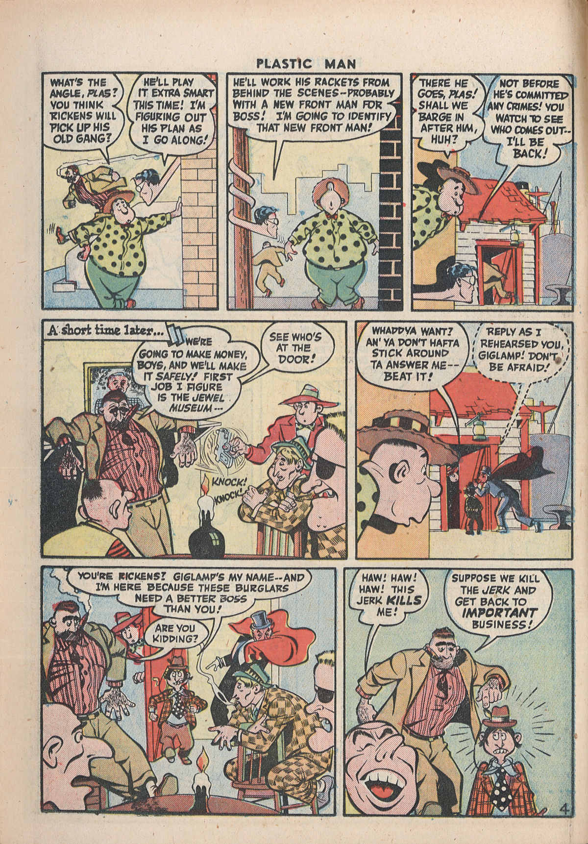 Read online Plastic Man (1943) comic -  Issue #5 - 18