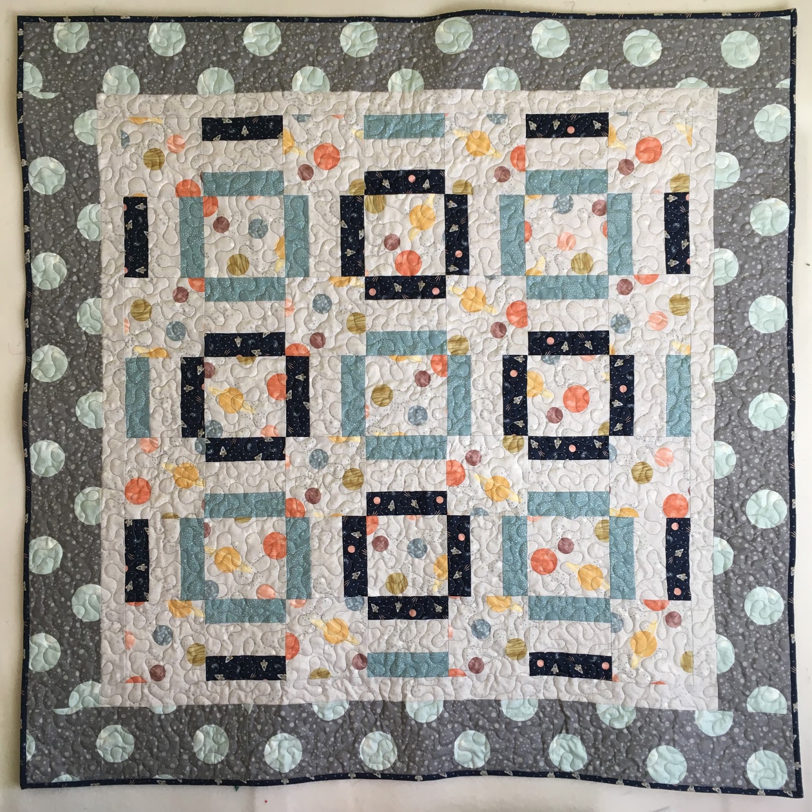 PamelaQuilts Window Box Quilt To the Moon and Back