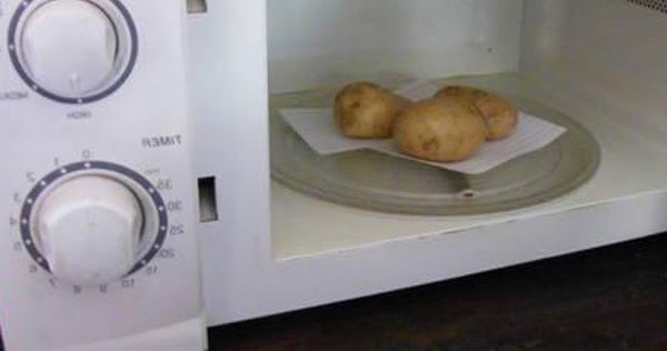 Compatibel met beweging uitbreiden Aardappel Blog: Aardappelen in de microgolf of magnetron klaarmaken