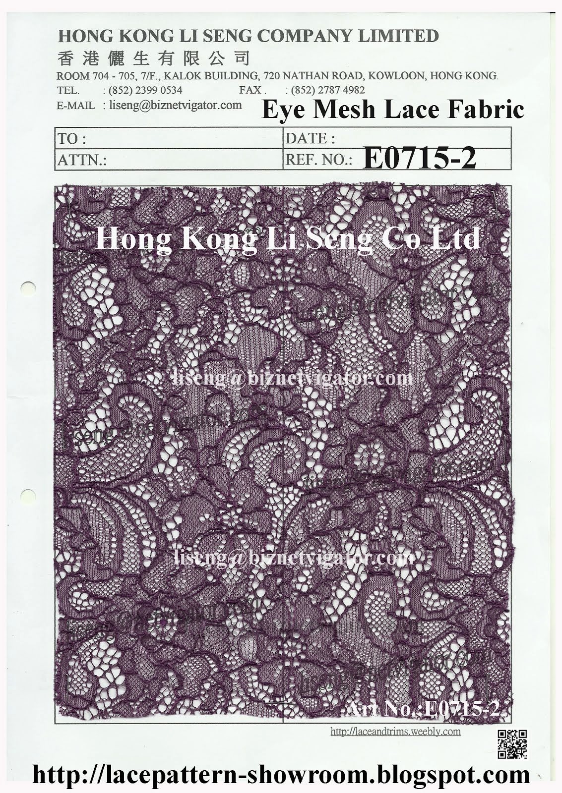 Introduce the Good Lace Trims Lace Fabric Manufacturer Wholesaler Supplier Hong Kong Li Seng Co Ltd