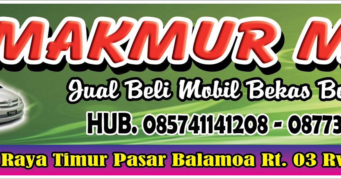 Spanduk Jual Beli Motor Bekas - Homecare24