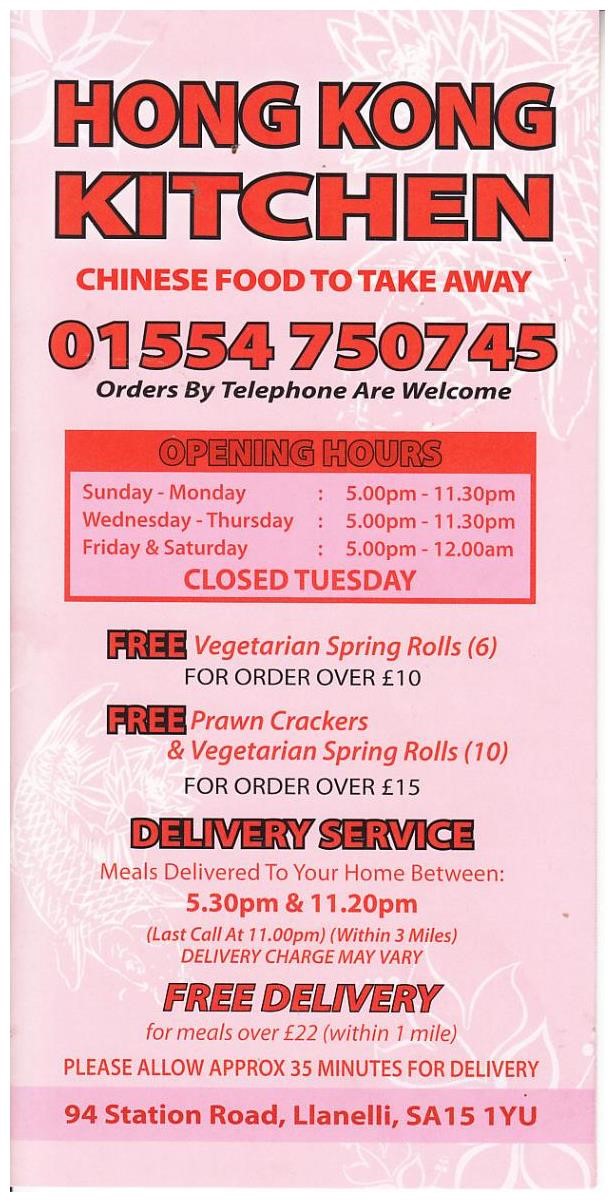 19 Hong Kong Kitchen Menu ZCAZ MILLIE WALLS'S BLOG