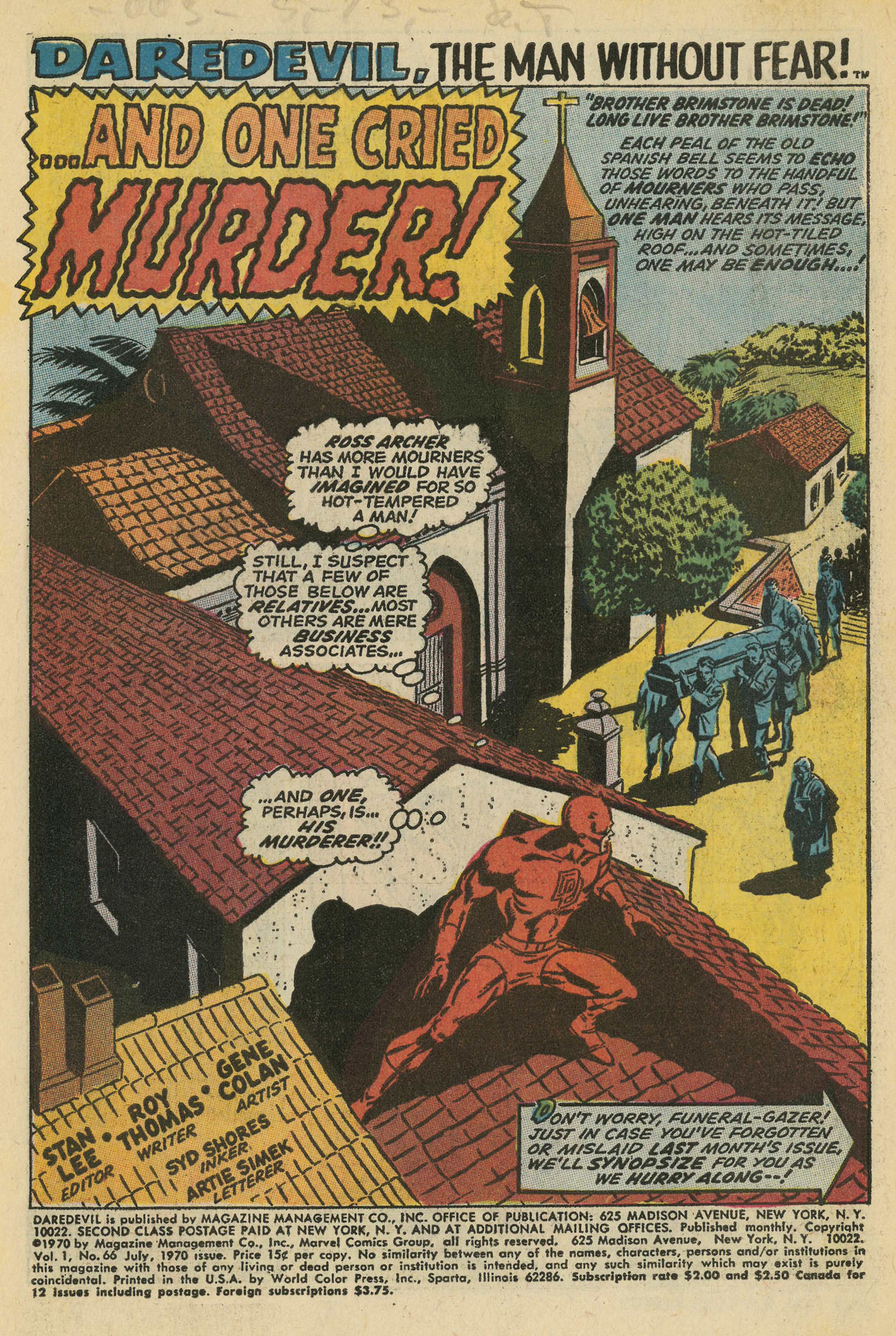 Read online Daredevil (1964) comic -  Issue #66 - 4