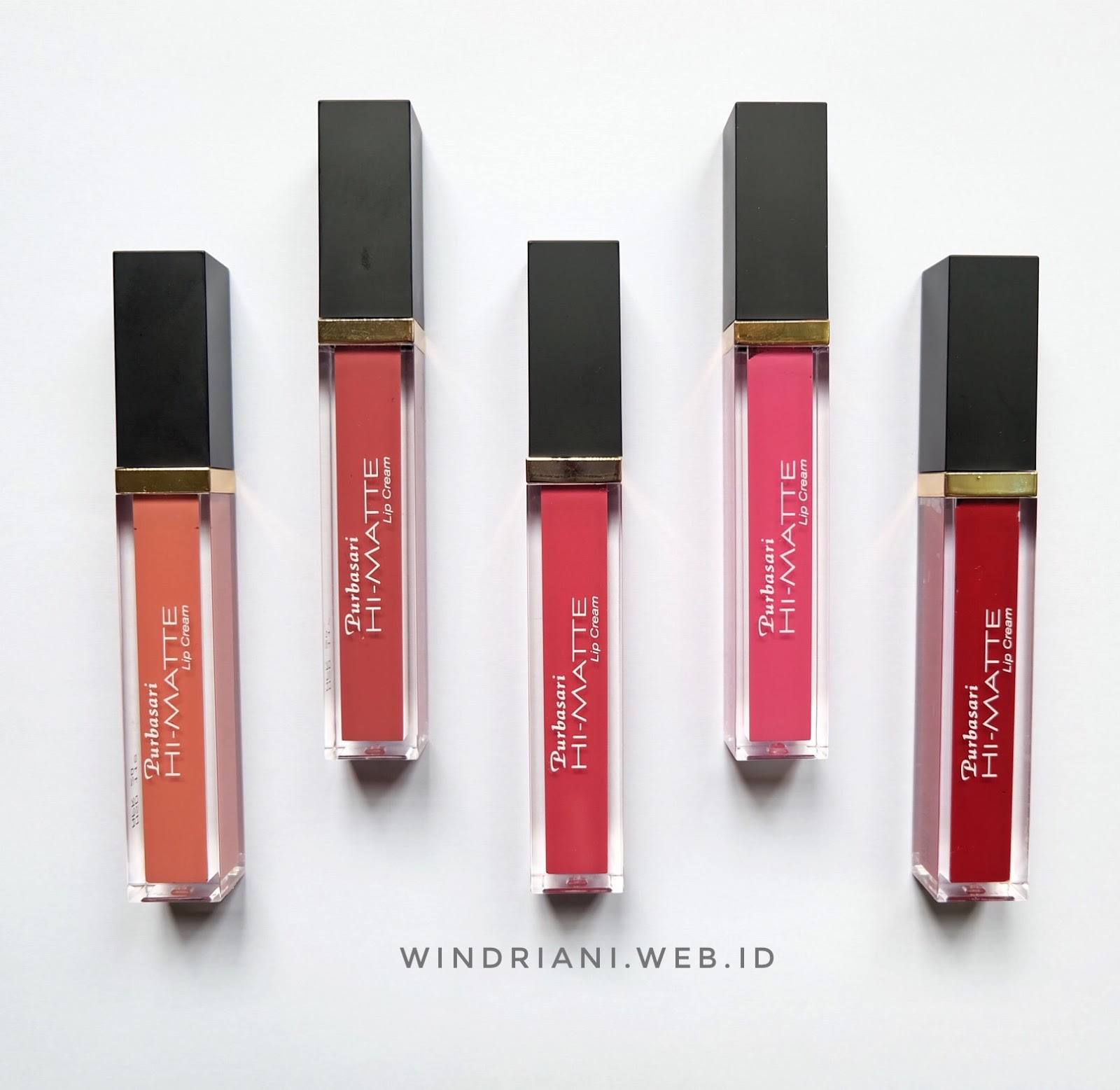 review swatch 5 shades purbasari hi matte lipcream review swatch 5 shades purbasari hi matte lipcream