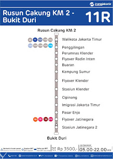 peta rute transjakarta rusun vakung km 2 bukit duri