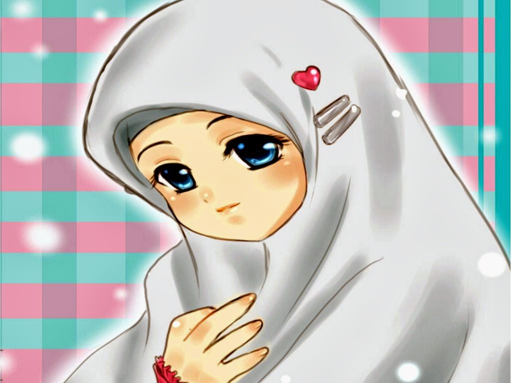 Wallpaper Kartun Muslimah Cantik  Deloiz Wallpaper