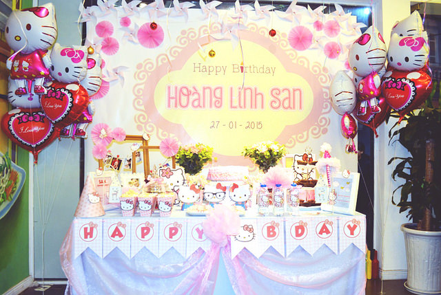 Trang trí sinh nhật trọn gói cho bé tại nhà ở Cầu Giấy Trang tri sinh nha tron goi cho be tai nha o Cau Giay