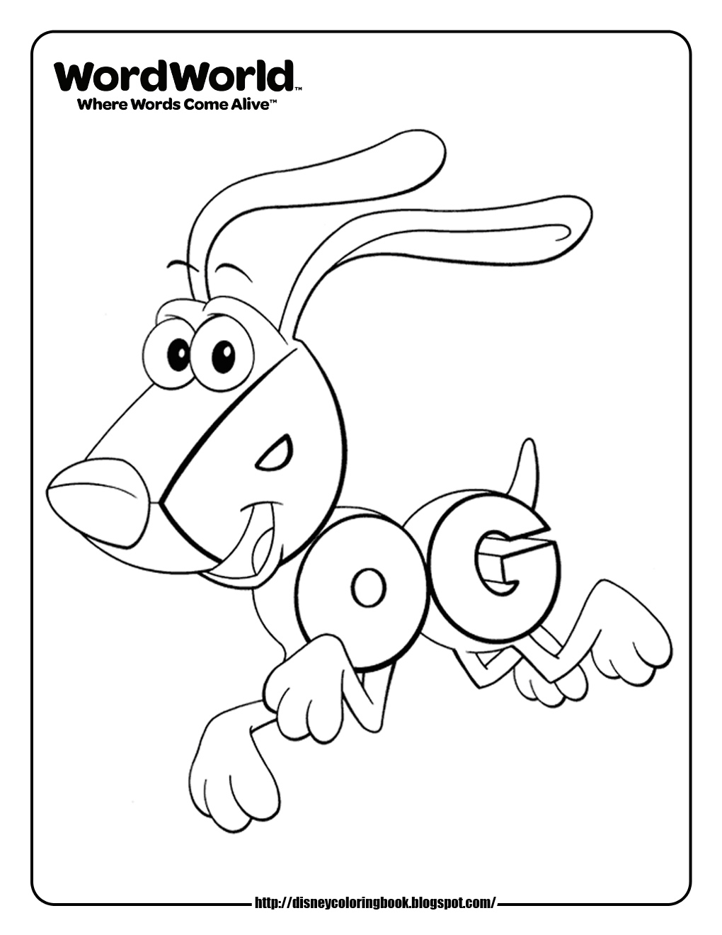 t word picture coloring pages - photo #17