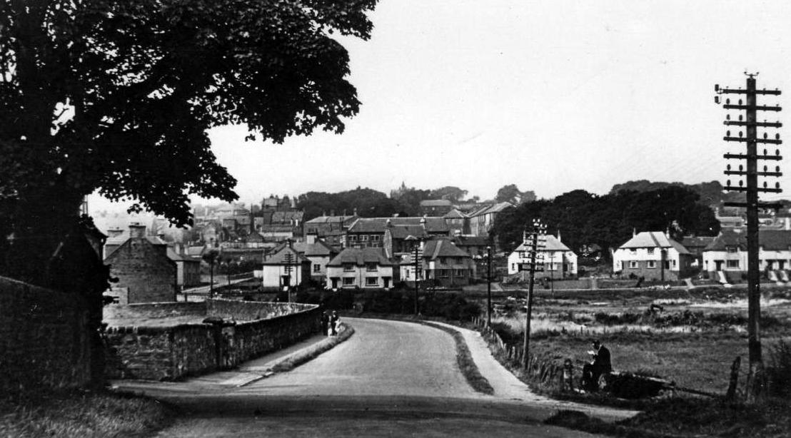 Tour Scotland Old Travel Blog Photograph Road To Maybole Ayrshire Scotland