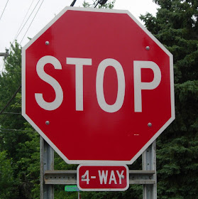 STOP アメリカ 標識 看板