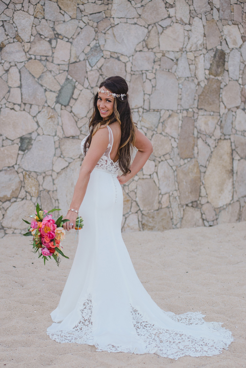 Colorful Oceanfront Cabo Wedding