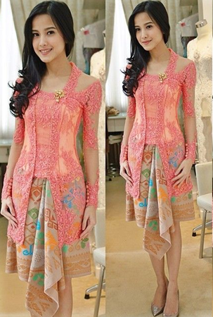 10 Model Kebaya Dress  Pendek Paling Populer gebeet com
