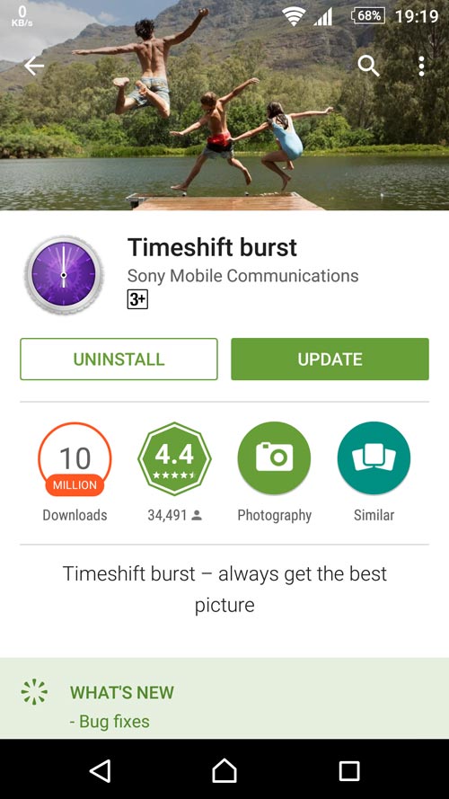 Timeshift Burst 1.3.0.0