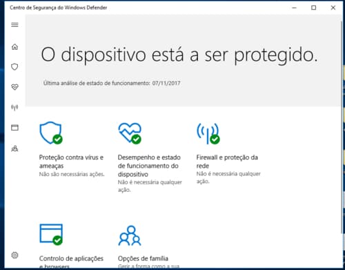centro de segurança do windows defender centro de segurança do windows defender