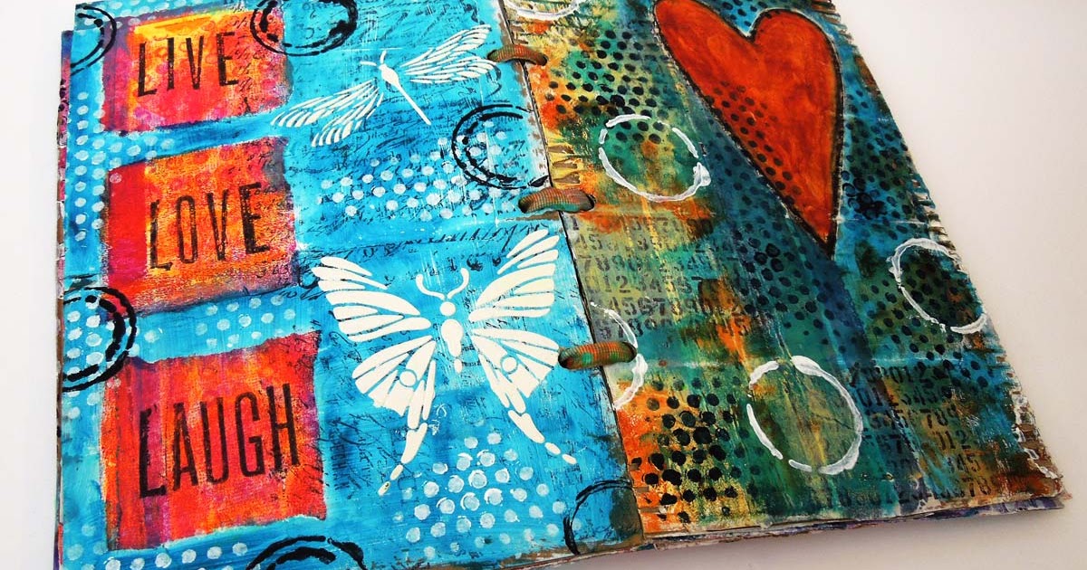 Inky Dinky Doodle Cardboard Journal