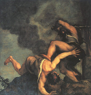 Caín y Abel - Tiziano Vechellio