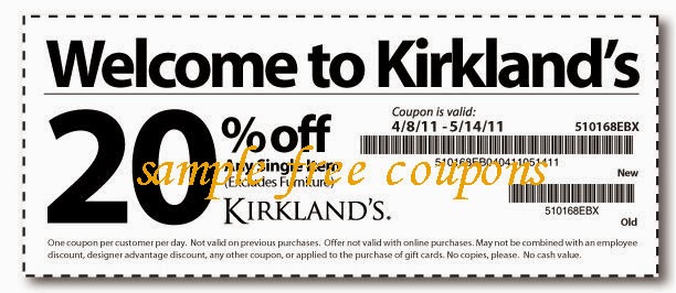 Kirklands Coupons March 2014 on Kirklands 20 Coupon id=63676
