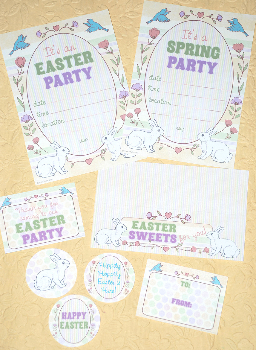 bnute productions: Free Easter Printables: Spring is Here Party