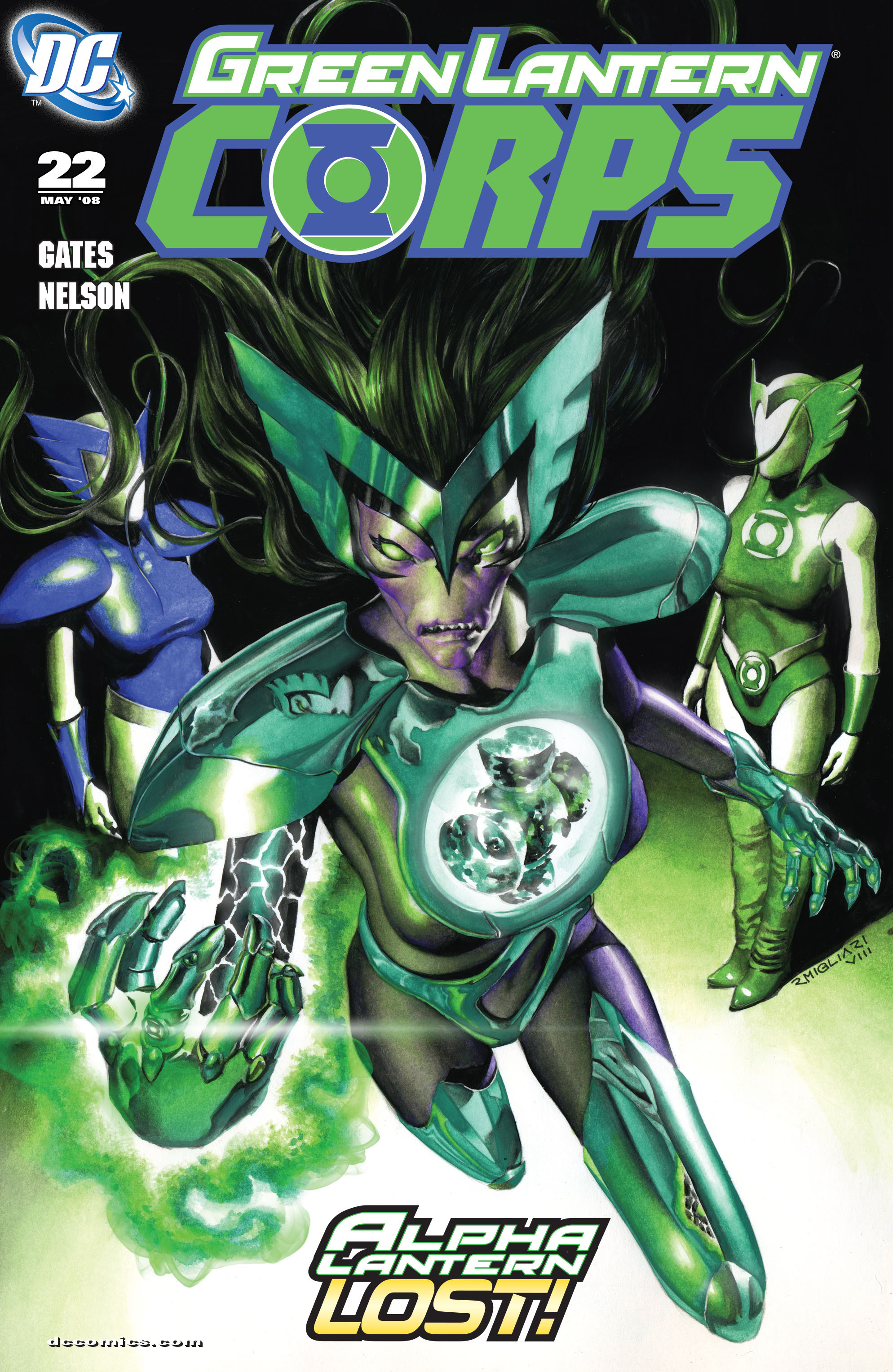 Read online Green Lantern Corps (2006) comic -  Issue #22 - 1