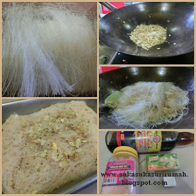 Simple fried tang hoon recipe