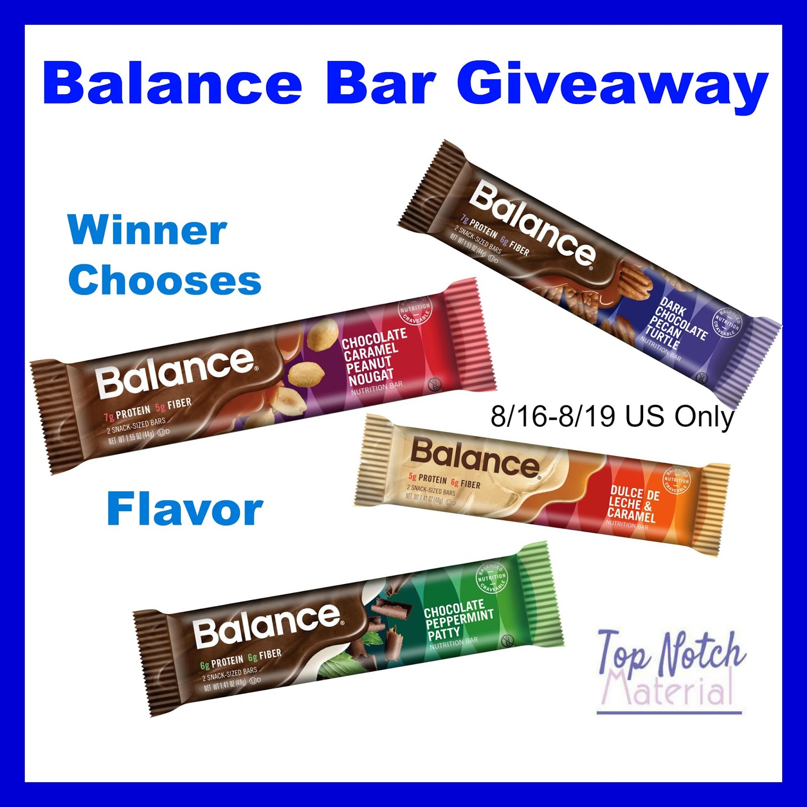 Top Notch Material: #CraveFreely with Balance Bar new ...