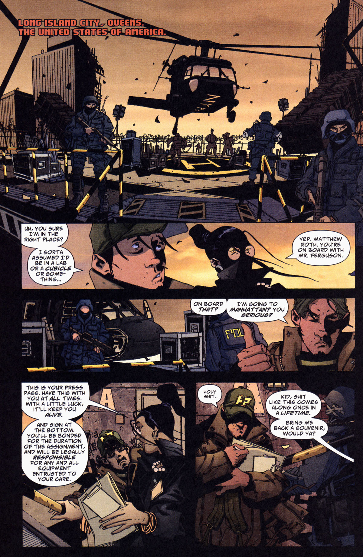 Read online DMZ (2006) comic -  Issue #1 - 6