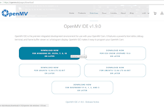Download the OpenMV IDE for your OS