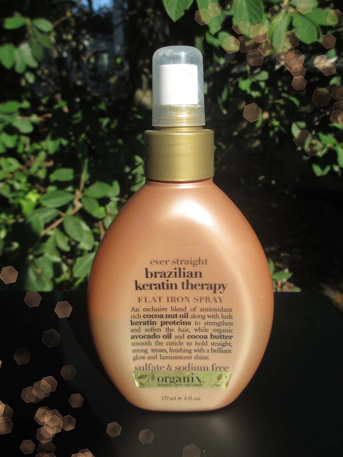 keratin flat iron spray