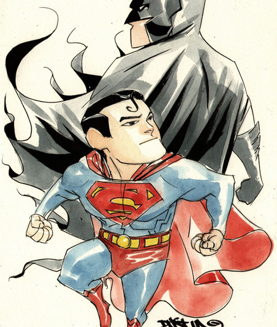 Photo : バットマンとスーパーマン