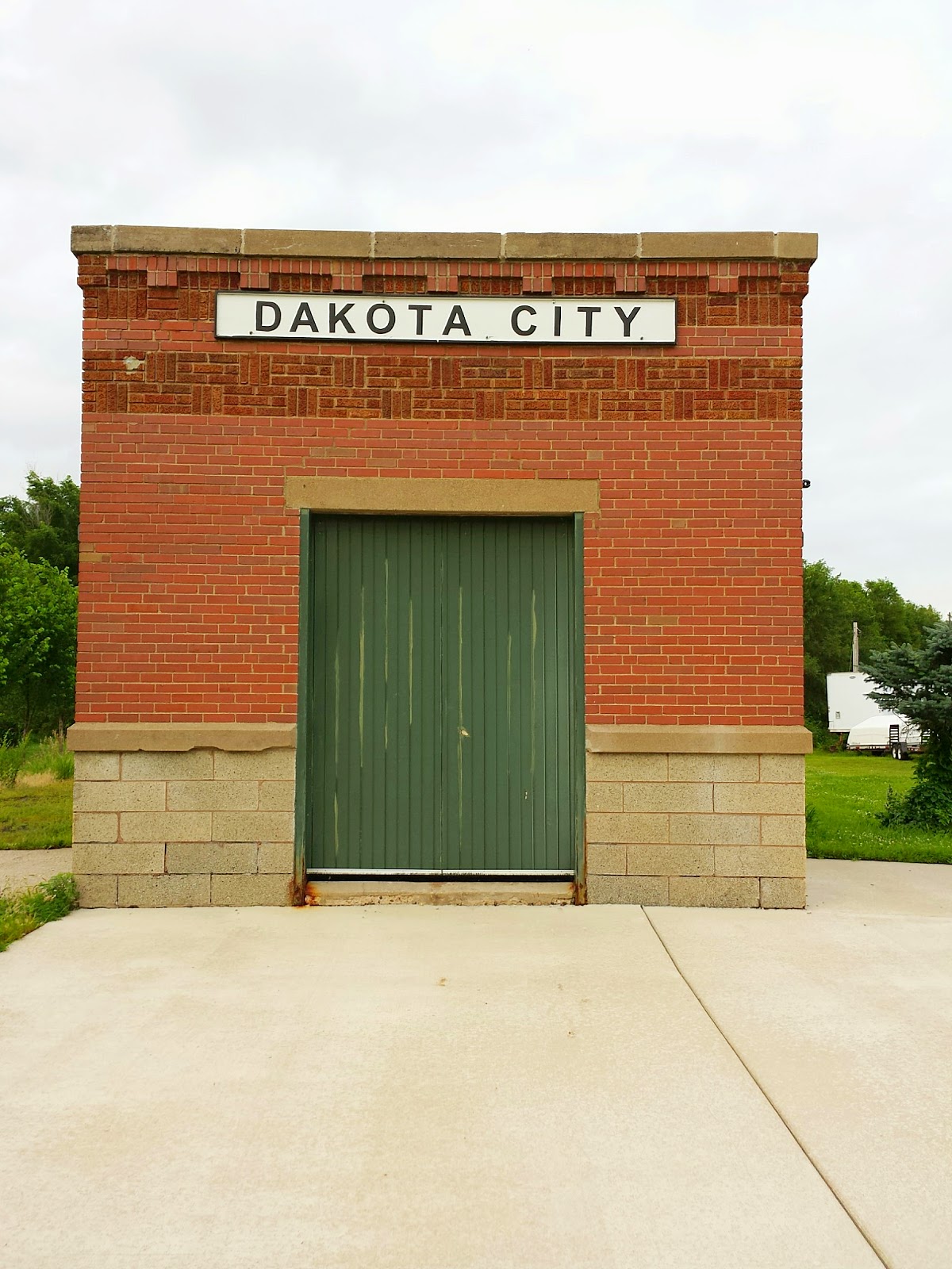 History and Culture by Bicycle Dakota City, Nebraska Train Depot