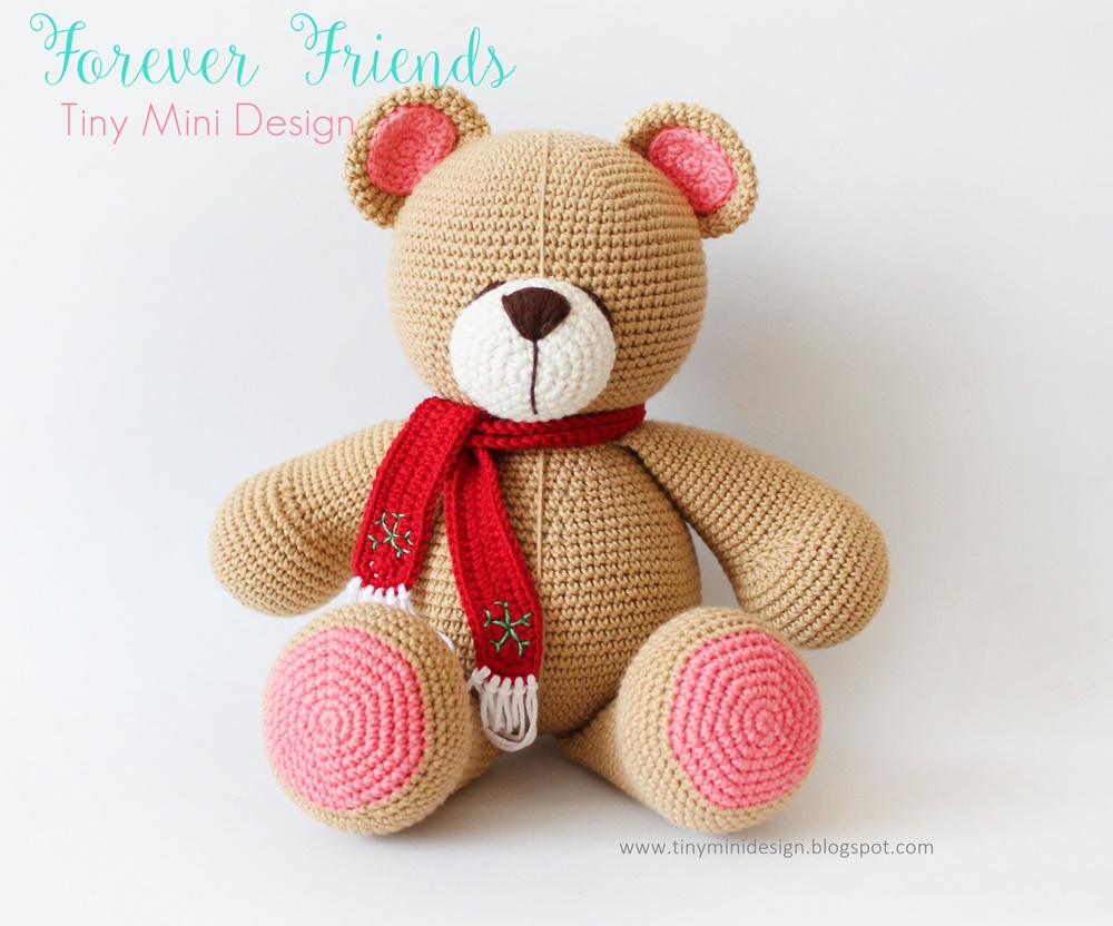 Amigurumi Bear Forever Friends Tiny Mini Design