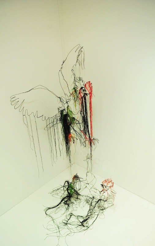 Проволочные скульптуры. David Oliveira 22