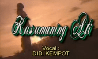 Lirik Lagu Kusumaning Ati - Didi Kempot