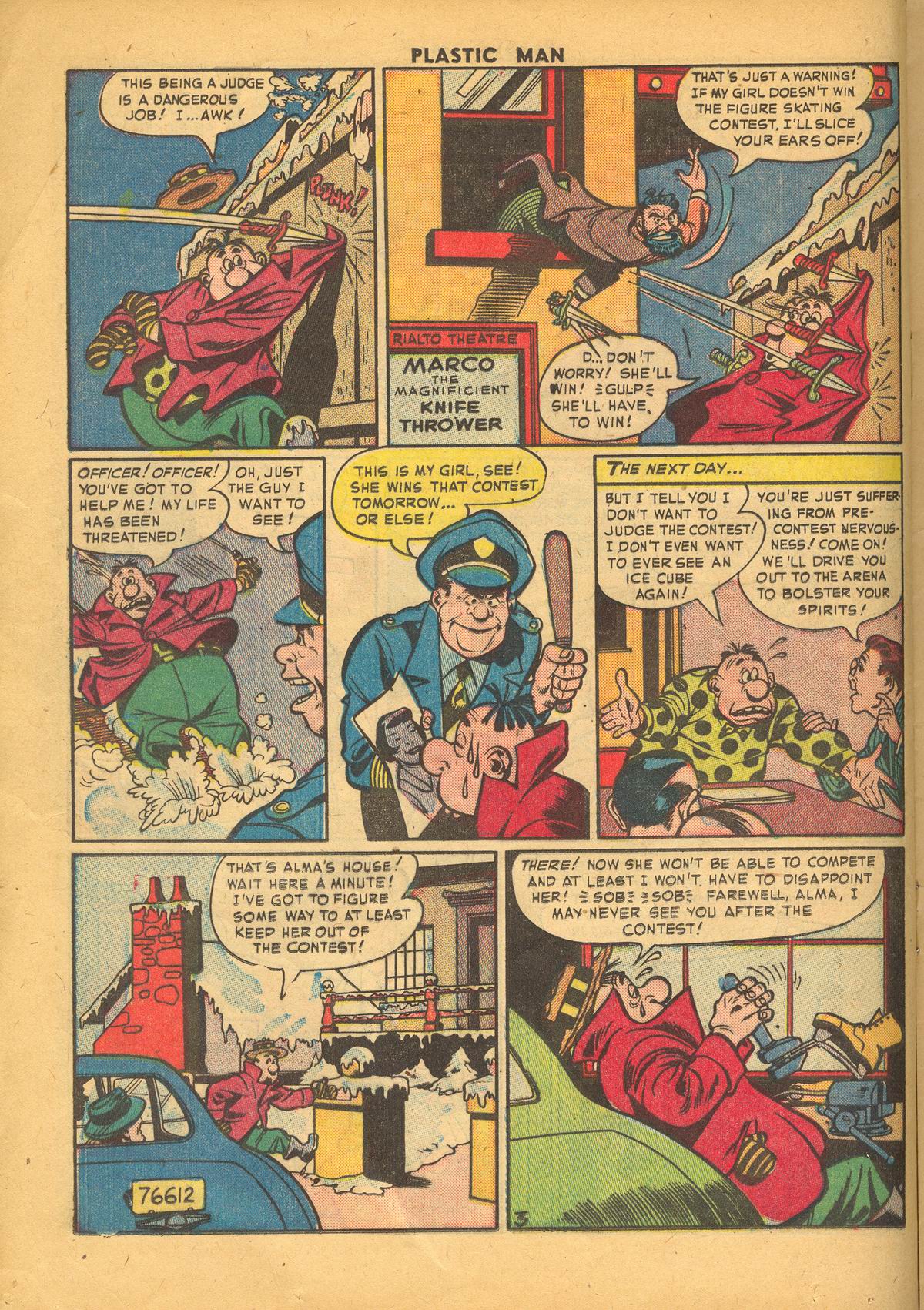 Read online Plastic Man (1943) comic -  Issue #34 - 16