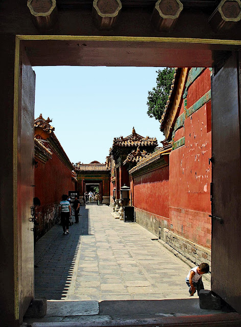 corridor at Forbidden City