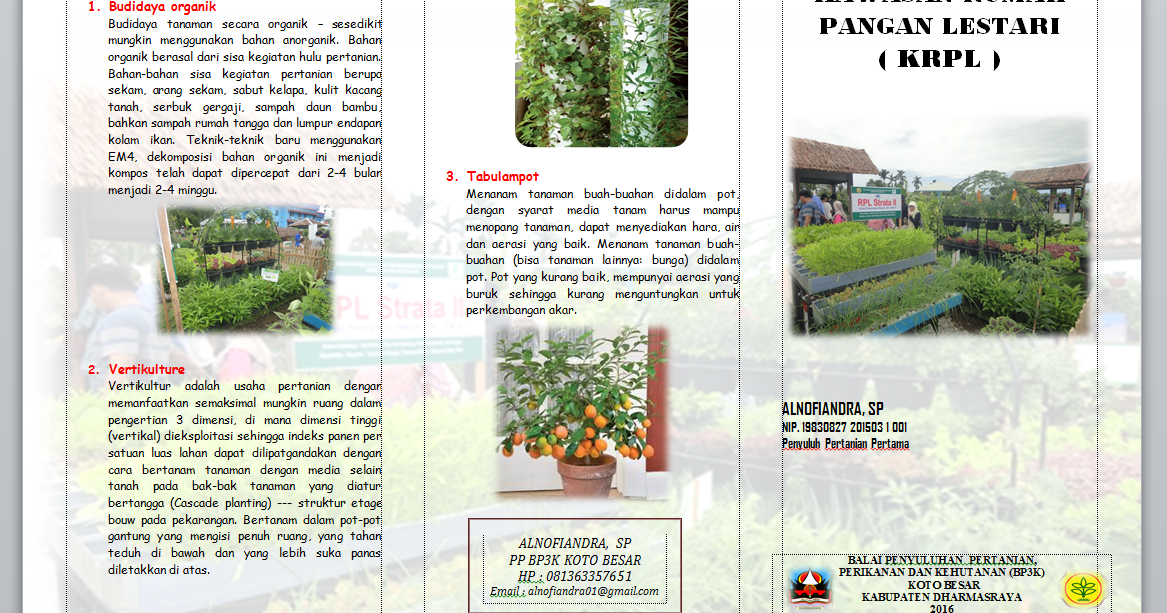 Sharing, Tips and Information kumpulan leaflet materi