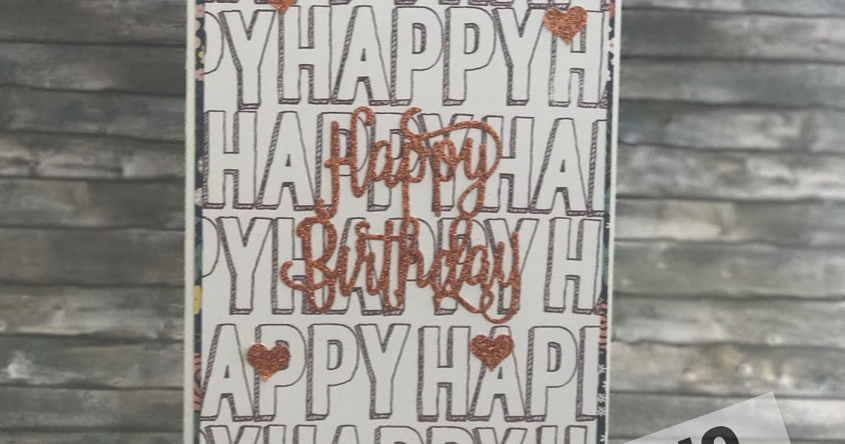 Die Stempelritterin - Kreativität rettet die Welt: große Geburtstagskarte