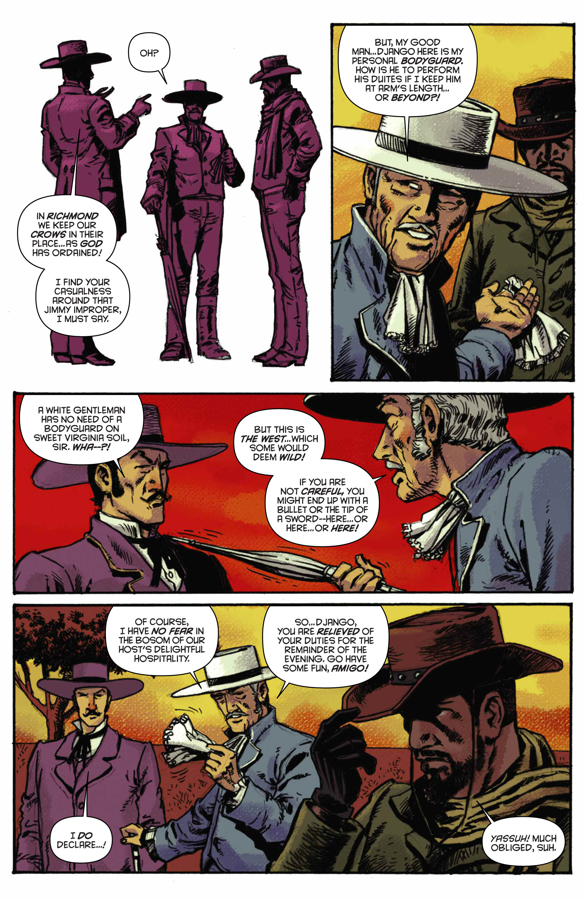 Read online Django/Zorro comic -  Issue #4 - 14