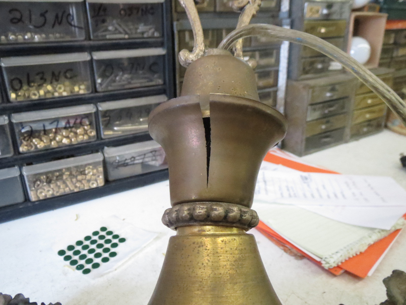 Lamp Parts and Repair Lamp Doctor Antique or Vintage Chandelier Gold