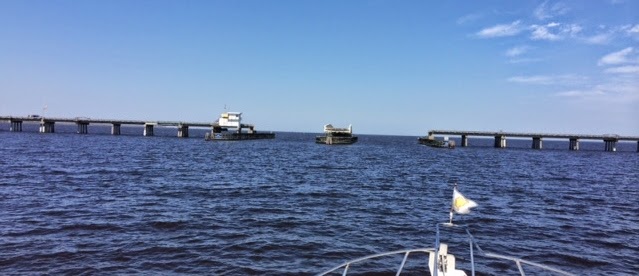 Lucky Us Adventures: Day 2-149 to Alligator River Bridge near Columbia, NC