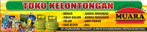 Template Banner Toko Kelontong desain banner kekinian