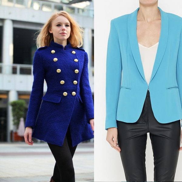 Синий пиджак