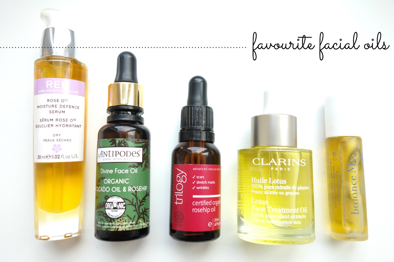 skincare my favourite facial oils The Lovecats Inc