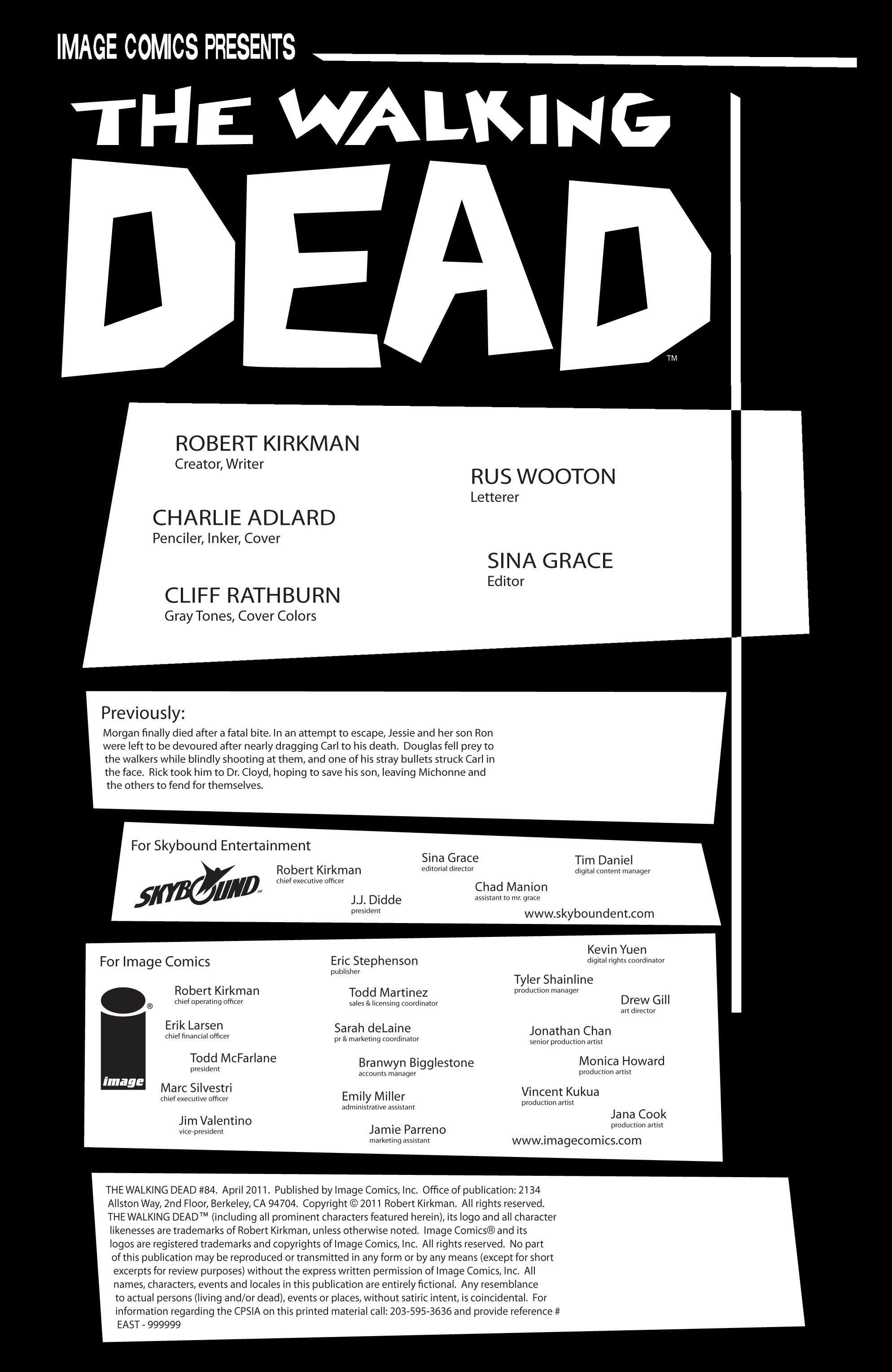 Read online The Walking Dead comic -  Issue #84 - 2