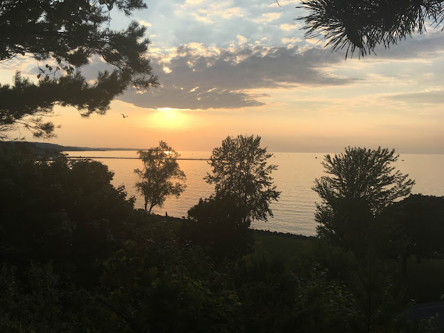 vacation, Lake Michigan, sunset, Anne Butera, My Giant Strawberry