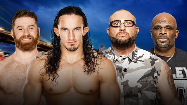Sami Zayn & Neville contre The Dudley Boyz Kickoff