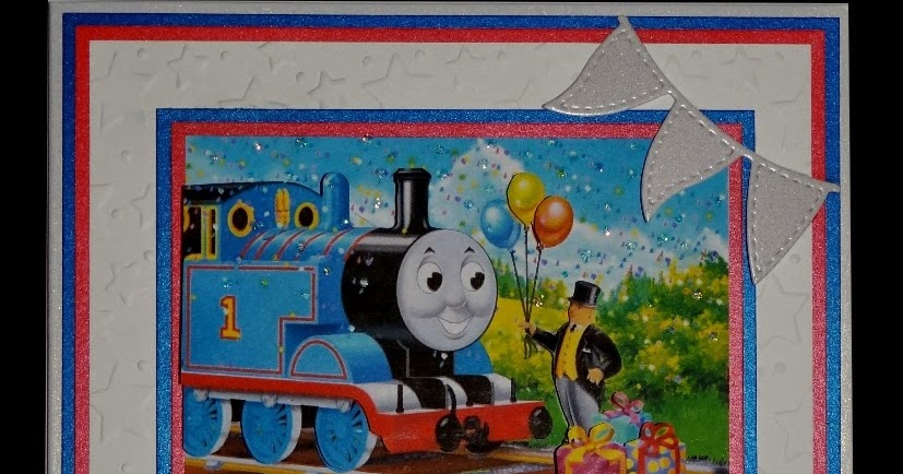 Delphinoid's Cards and Craft: Thomas Themed Birthday Card