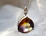 Ametrine of eternal love gemstone (a unique gemstone in the world)